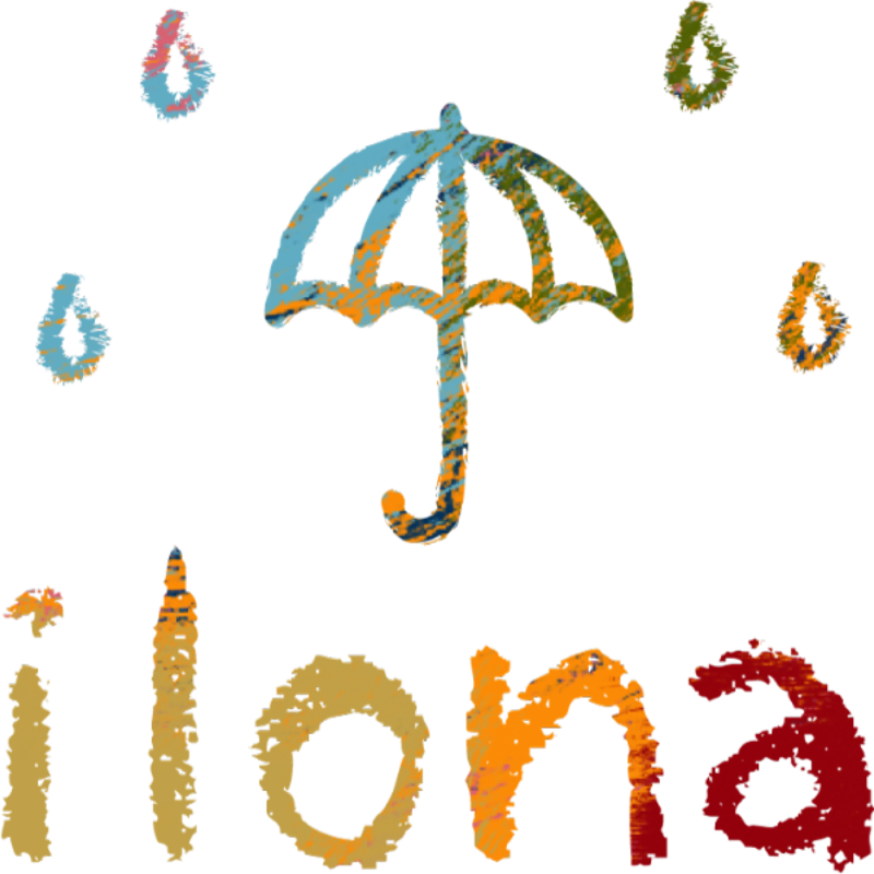 ilona libros: paraguas bajo la lluvia