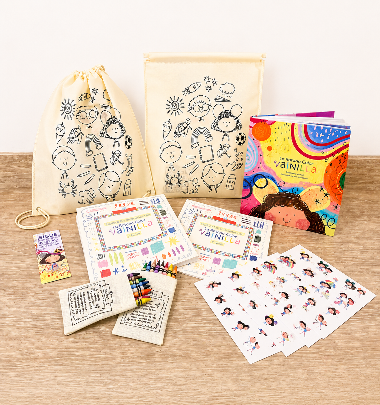 La ratona color vainilla — Kit familiar